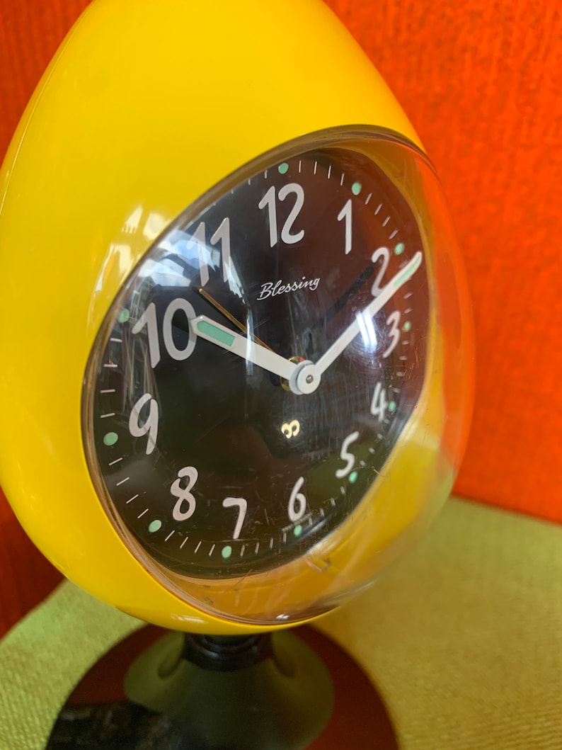 1970s Windup Mechanical Alarm Clock From German Blessing Etsy