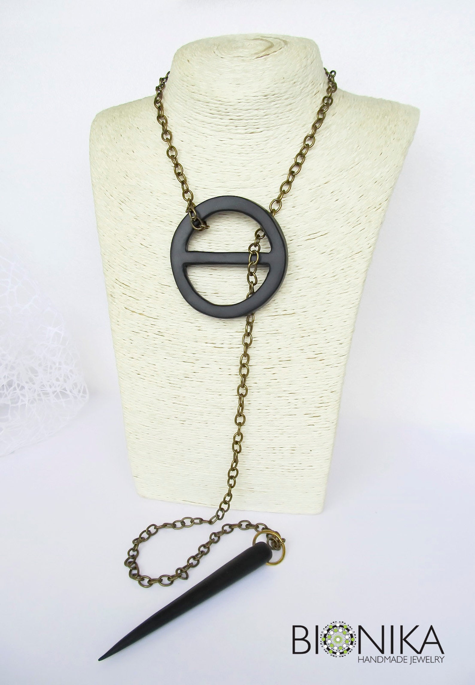 Sansa Stark Necklace Jewelry Black round buckle chain Big Etsy