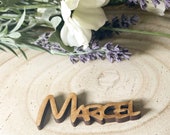 1 x Disney Font Wedding Place Names, Party Names, Wedding Place Cards - Laser Cut MDF, Made to Order