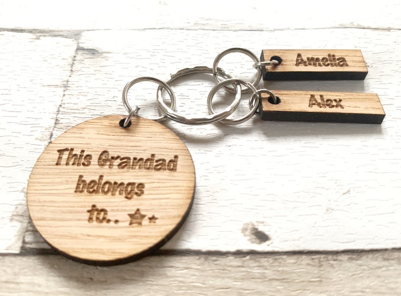 Gigi Keychain - The Best Gigi In The World Belongs To Me - Engraved - Foto 2