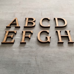 Wooden Letters Large Small  3cm-40cm 4mm Thick Craft Extra Large Wall Signs Home Any Letter Number or Symbol