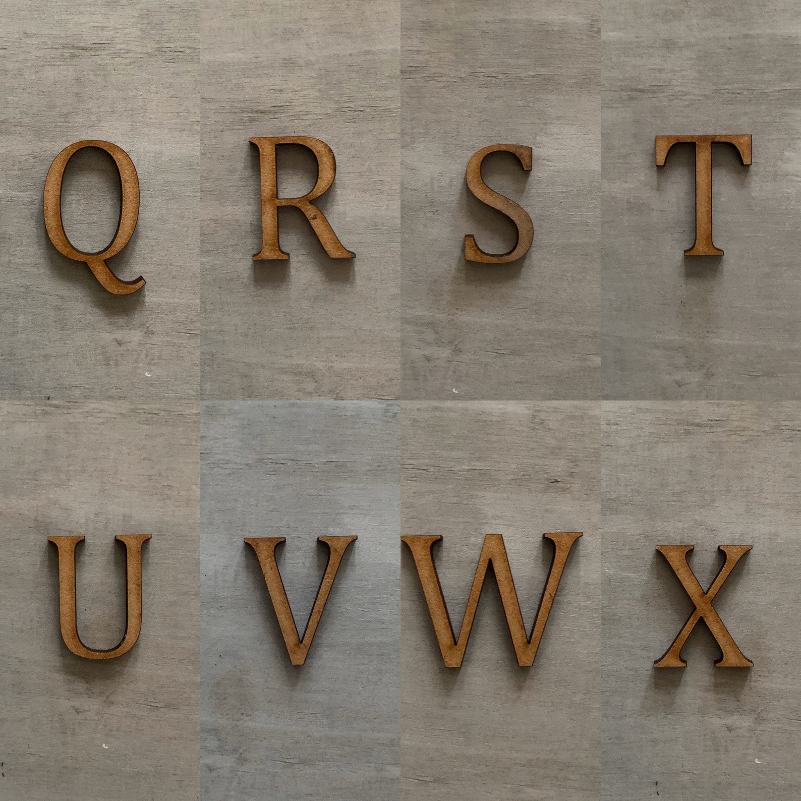 Letras de madera grandes pequeños 3cm-40cm 4mm grueso Craft | Etsy