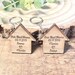 Set Of 2 Personalised Keyrings 'Our First home'/'Our New Home'/‘Home Sweet Home’ Gift for Couples, Housewarming Present