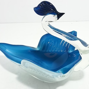 MURANO formia ムラーノ ガラス 置物 巨大 スワン 気泡 アート Yahoo