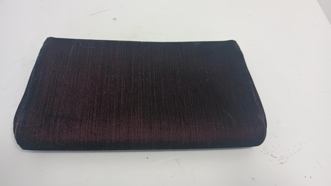 Saks Fifth Avenue Burgandy handbag Clutch designed by Coblentz. Evening bag, foto 4 di 5