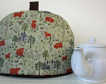 Scottish Highland Cows Tea Cosy