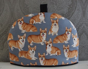 Tea cosy, insulated corgis dogs tea cosy