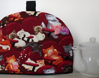 Tea Cosy, Cat design insulated Tea Cosy, SMALL, MEDIUM, LARGE