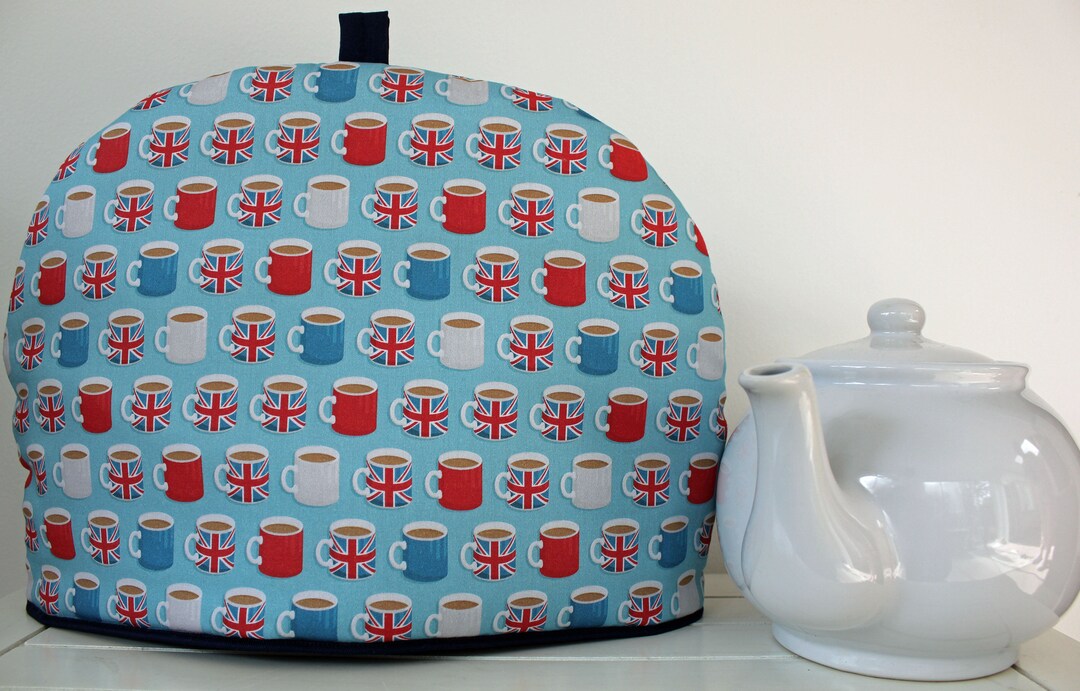 Insulated Tea Cosy, Coronation, Union Jack, Tea Mugs, Garden Party