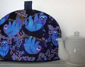 Sloth Tea Cosy: Månbelyst bomullsisolerad temössa