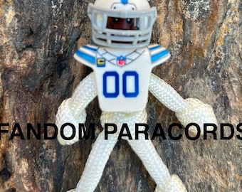 Llavero de paracord de los Indianapolis Colts, llavero de uso diario, llavero de fútbol americano, accesorios de fútbol americano de la NFL, llavero de amigo motociclista