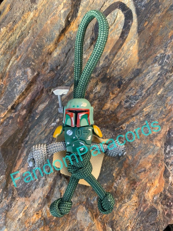 BOBA FETT Star Wars Fandom Buddy Paracord Lego Head - Etsy