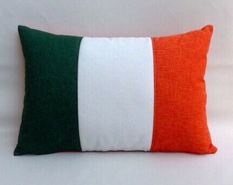 The Ireland flag cushion