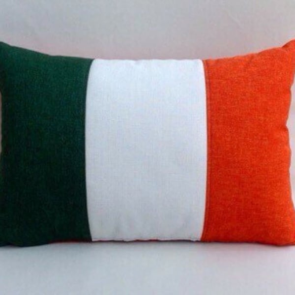 Le coussin drapeau de l'Irlande