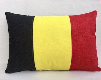 The Belgium flag pillow cushion