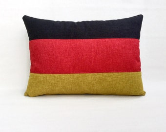 The german flag pillow
