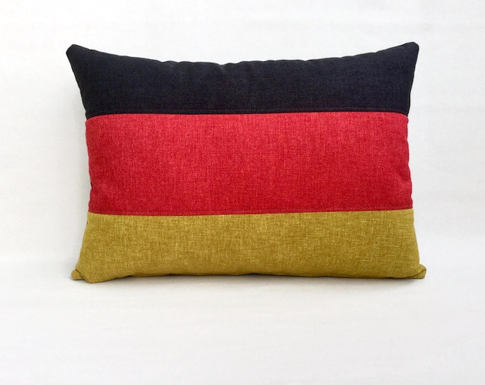 The german flag pillow
