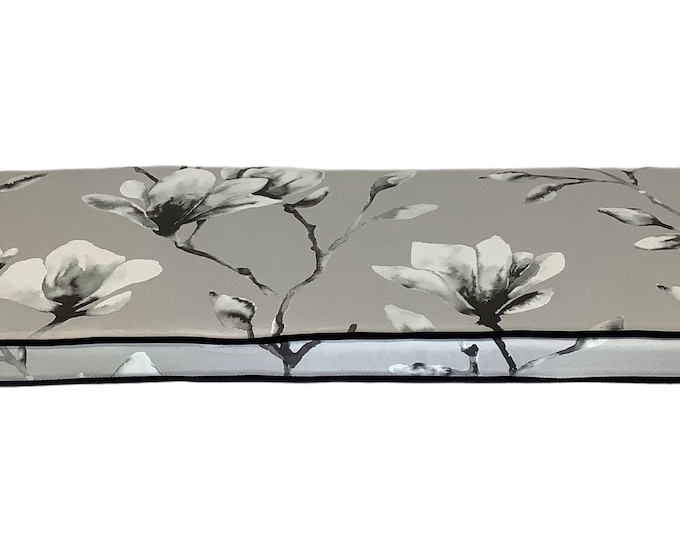The Harlequin Lotus window seat cushion