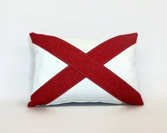 The Saint Patrick’s Saltire cushion