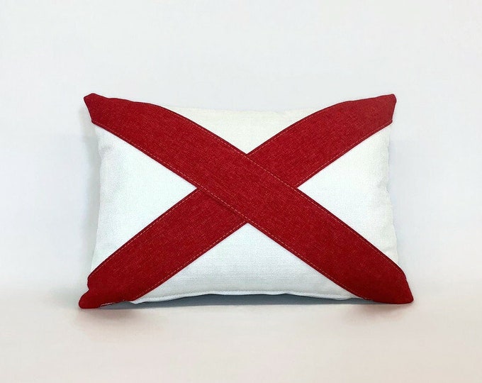 The Saint Patrick’s Saltire cushion