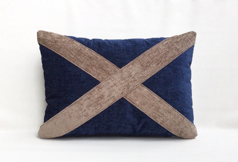 The vintage Scotland flag cushion 65 x 45 cm