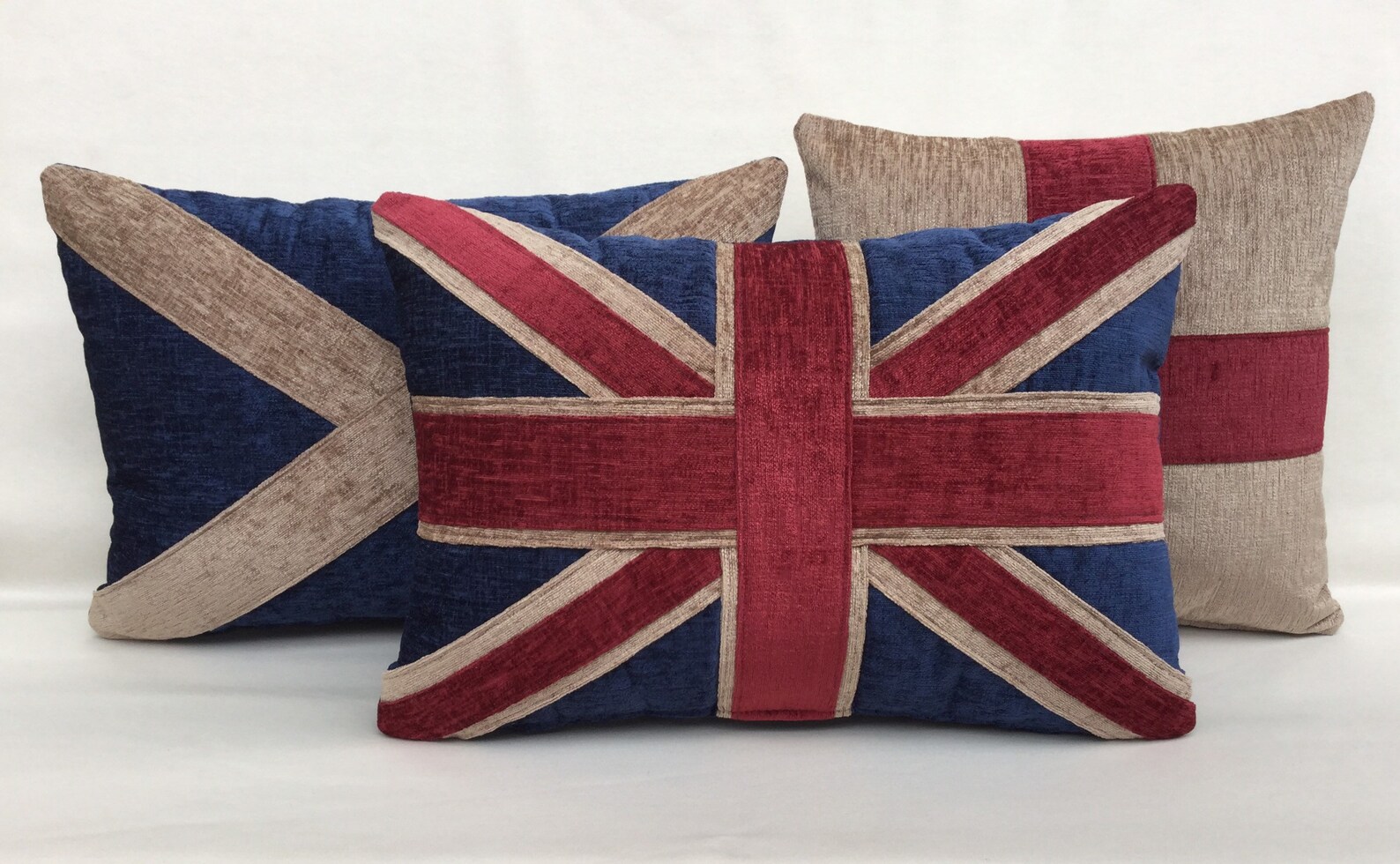 A Collection of Vintage Union Cushions. Union Jack Etsy