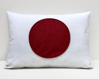 The japan flag cushion