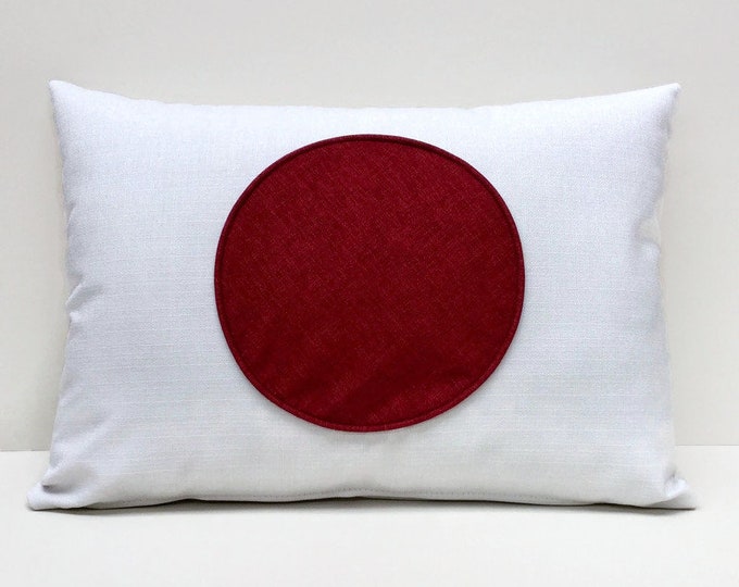 The japan flag cushion