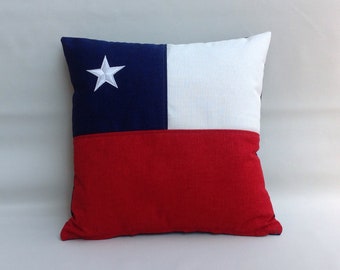 The chilean flag cushion