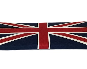 The traditional Union Jack Bench Seat cushion