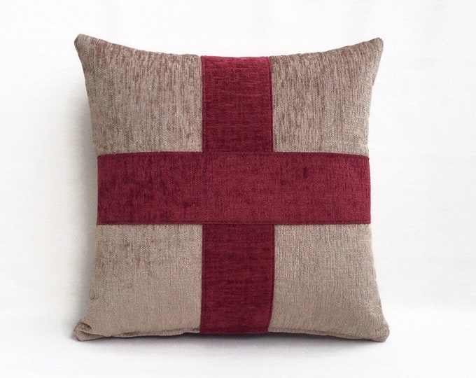 The vintage George cross cushion