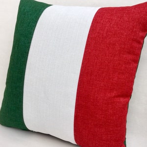 Il cuscino con la bandiera italiana immagine 5