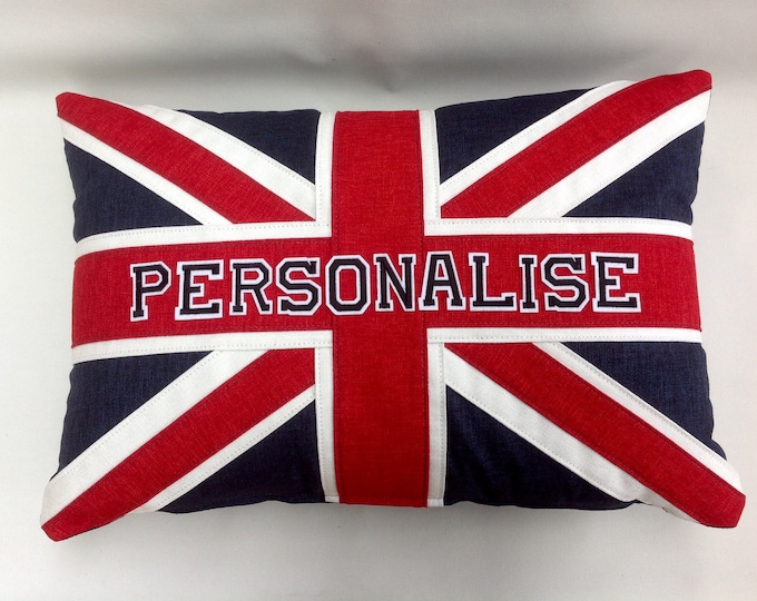 Personalised Highland Union Jack cushion