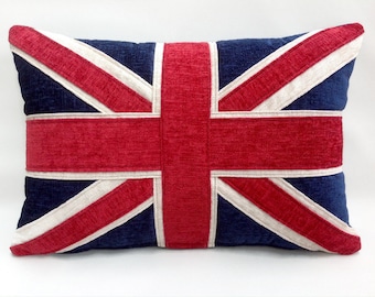 The Union Jack chenille cushion