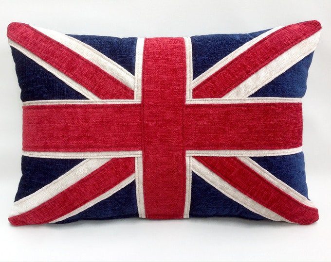 The Union Jack chenille cushion