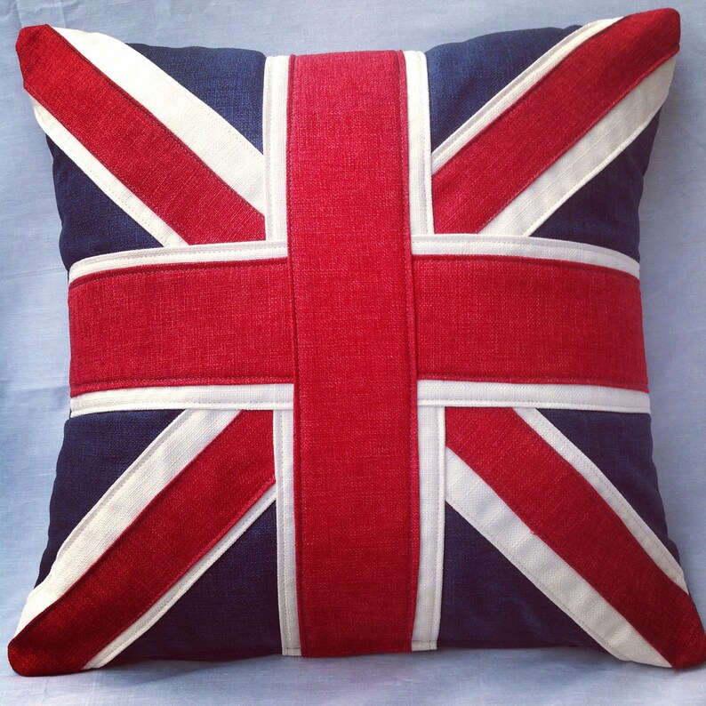 The Traditional Union Jack Cushion Etsy UK