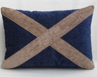 The vintage Scotland flag cushion