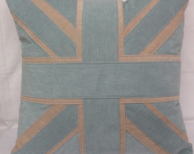 Velvety Union Jack cushion