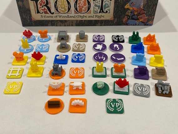 Root Game Tokens over 150 tokens | Etsy