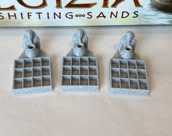 Egizia: Shifting Sands Statue Brick Holders (set of 3)