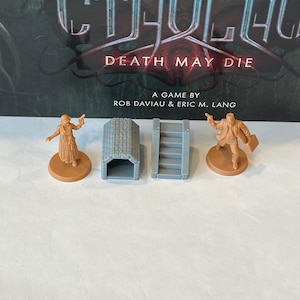 Cthulhu Death May Die Stairs and Tunnels (set of 4)