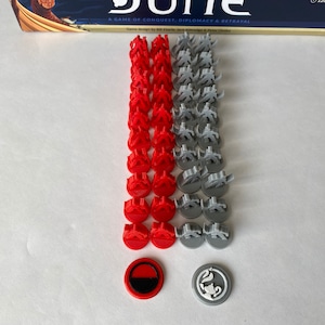 Player and Clan Tokens for Dune Board Game Choam Exp Only