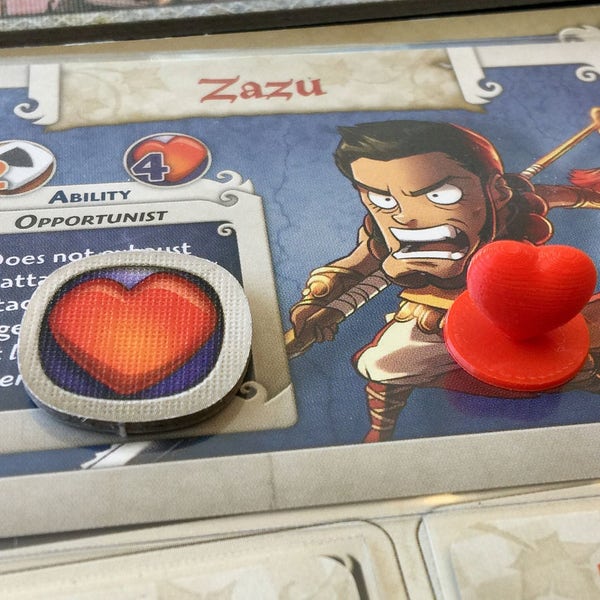 Wound (Heart) Tokens for Arcadia Quest (pkg of 48)