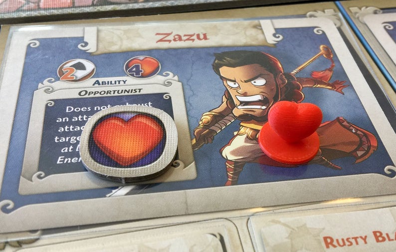 Wound Heart Tokens for Arcadia Quest pkg of 48 image 1