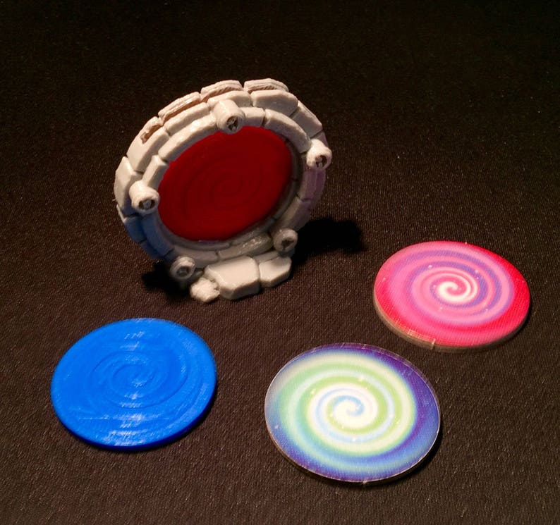 Arcadia Quest Portals with optional blue and red token image 4