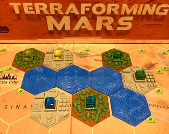 Terraforming Mars Tiles (39 tiles)