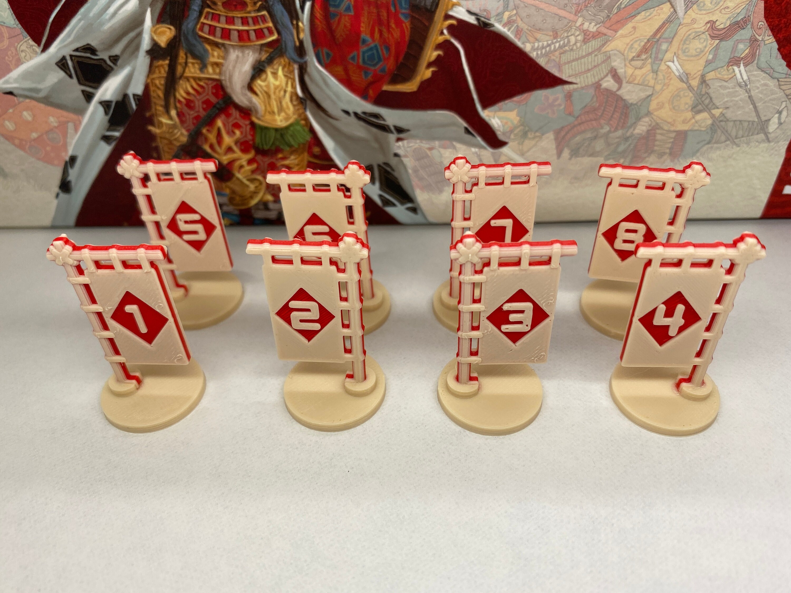 Rising Sun War Banners (set of 8)