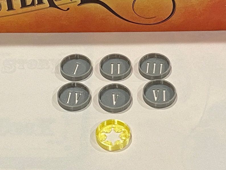 Western Legends Player Tokens set of 43 tokens image 2