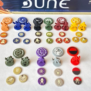 Player and Clan Tokens for Dune Board Game image 8