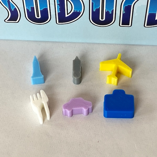 Suburbia Location Tokens (63 tokens)